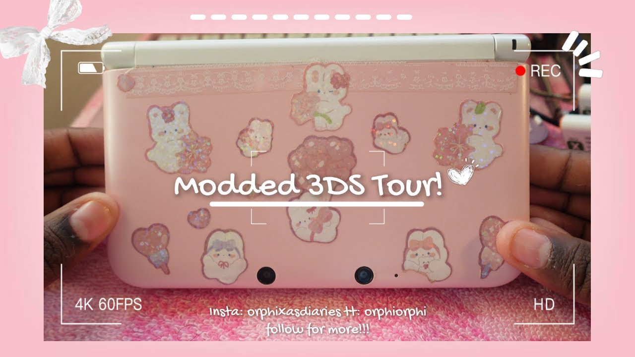 modded 3ds tour | vlog ♡