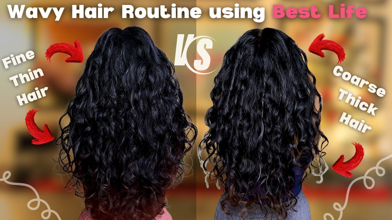 Best Life Curly Products - How I'd build a routine on Fine Vs Coarse Wavy Curly Hair