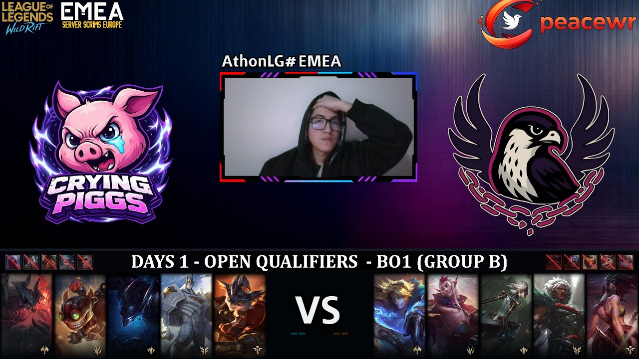Peace WR Tournament | Group B | Crying Piggs vs Dark Feathers  - Bo1