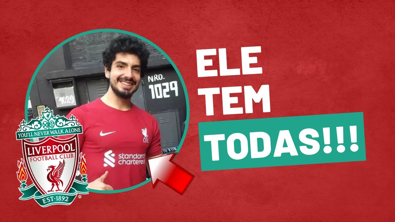 MAIOR COLECIONADOR DE CAMISAS DO LIVERPOOL QUE JÁ CONHECI!