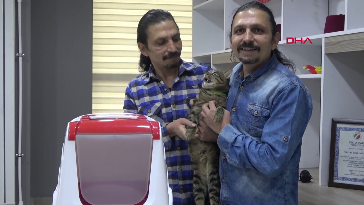 Yaptıkları 'kedi tuvaleti' için patent başvurusu yaptı