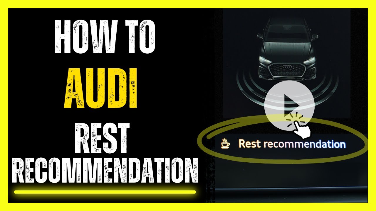Stop the Rest Reminder! How to Deactivate Audi Rest Recommendation | VAG Car Tutorials