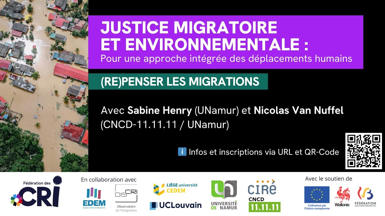 Justice migratoire et environnementale : Pour une approche intégrée des déplacements humains.