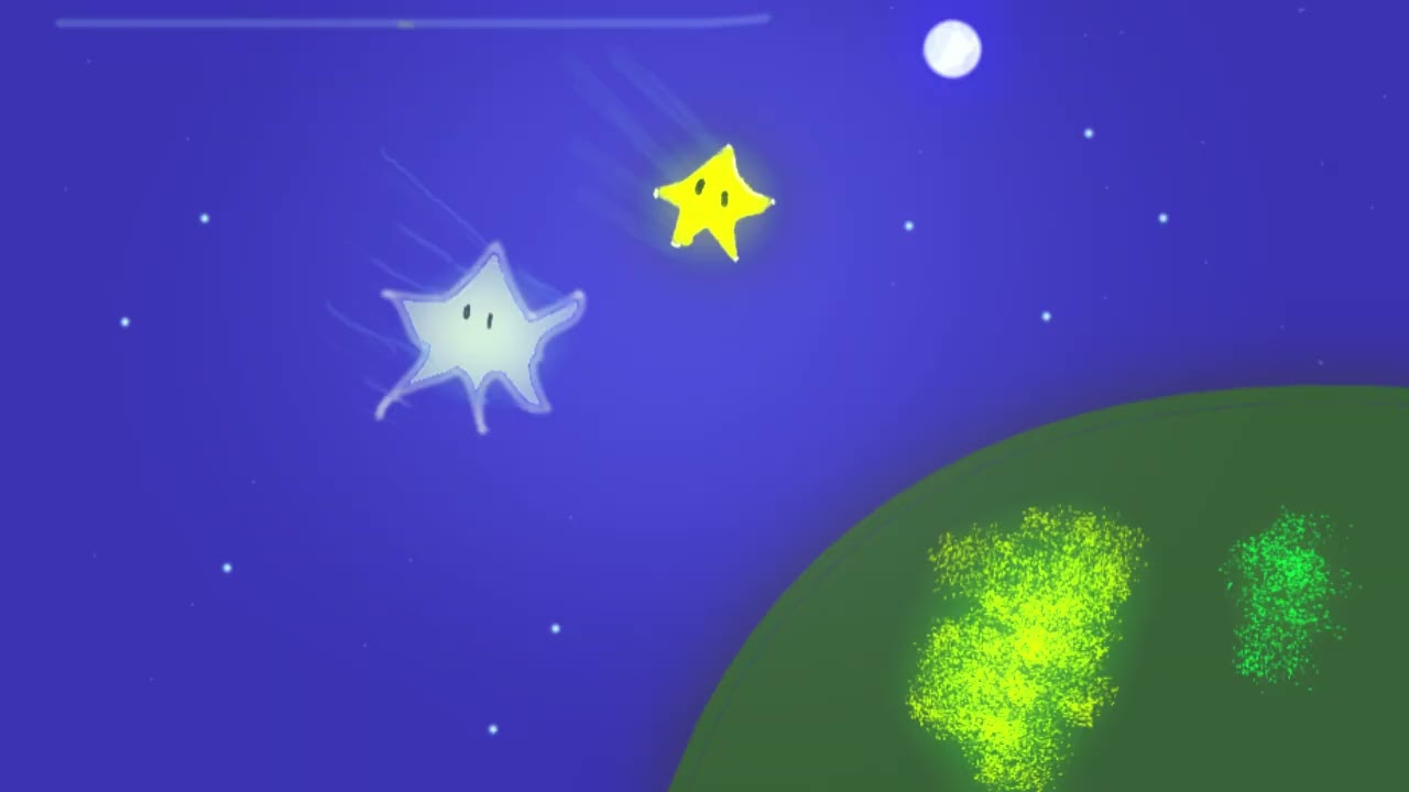 The glow of the wishing Starfall
