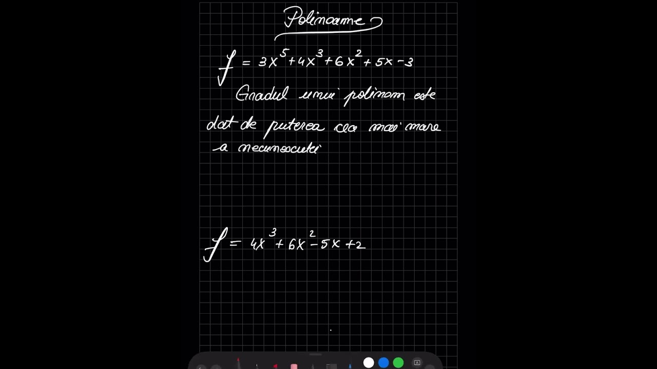 ⭕️Polinoame⭕️ Gradul unui polinom ‼️‼️