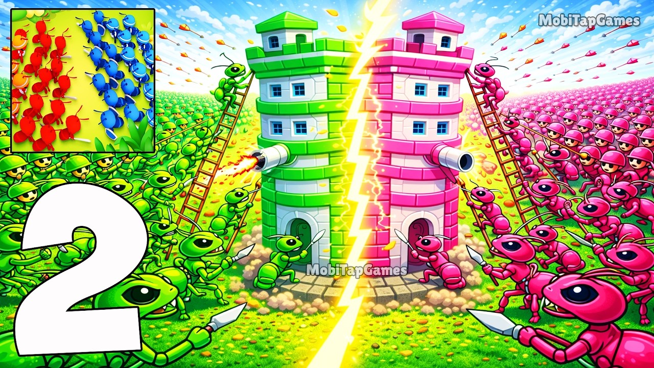 Ant Fight 2 – Epic Ant Army Battles & Tower Conquest Part 2(iOS, Android)