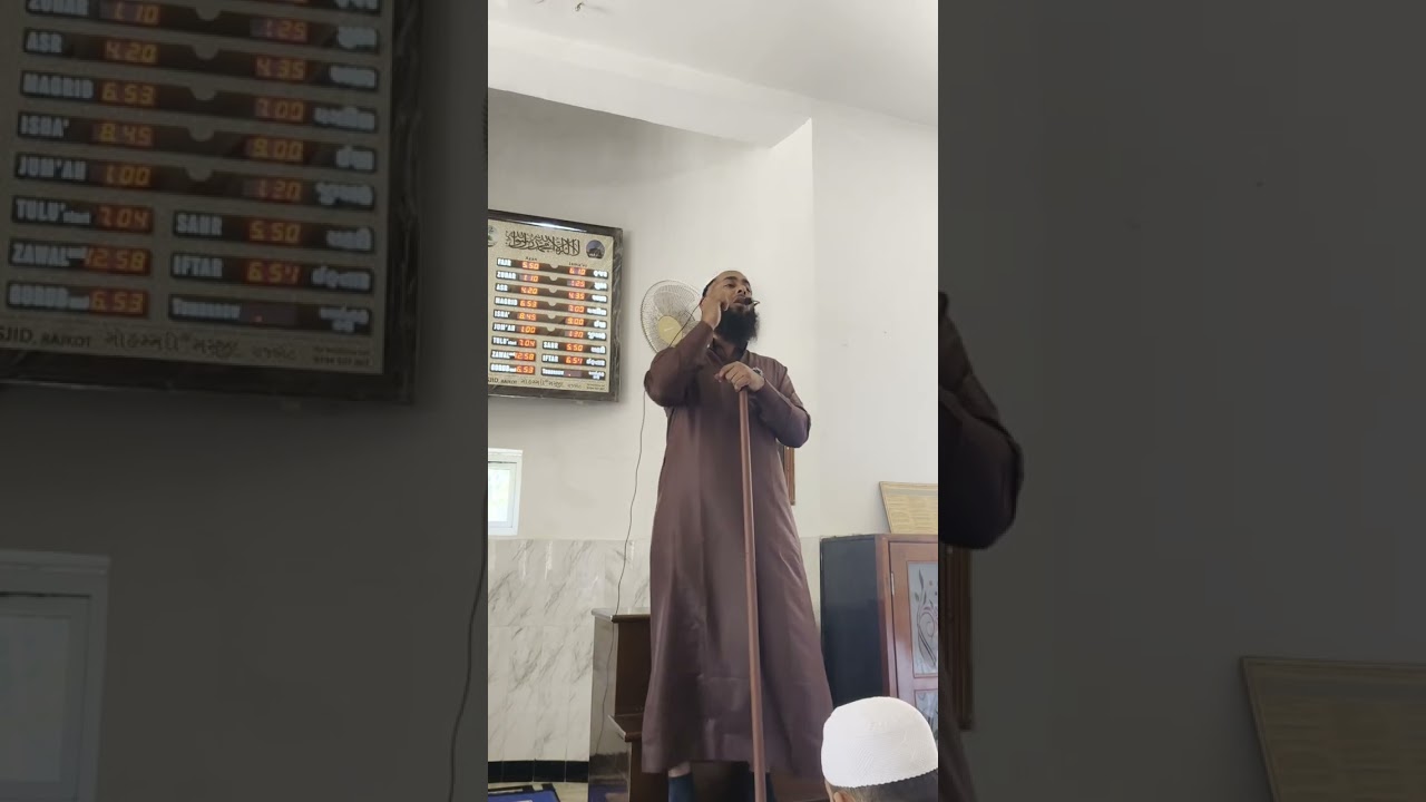 جمعہ کے بابرکت دن شیخ بلال صاحب کا اہم خطاب — Jamia Asma Lilbanat (Ahmedabad)