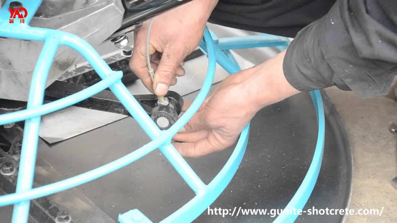 Assembling of Power Trowel Machine/Yingchuan Machinery