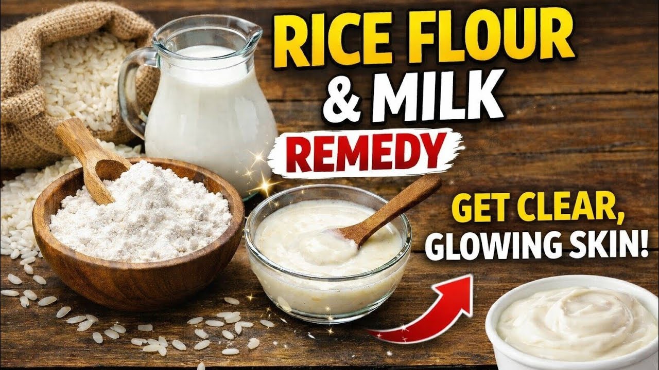 DIY Rice flour & Milk /rose water Honey |