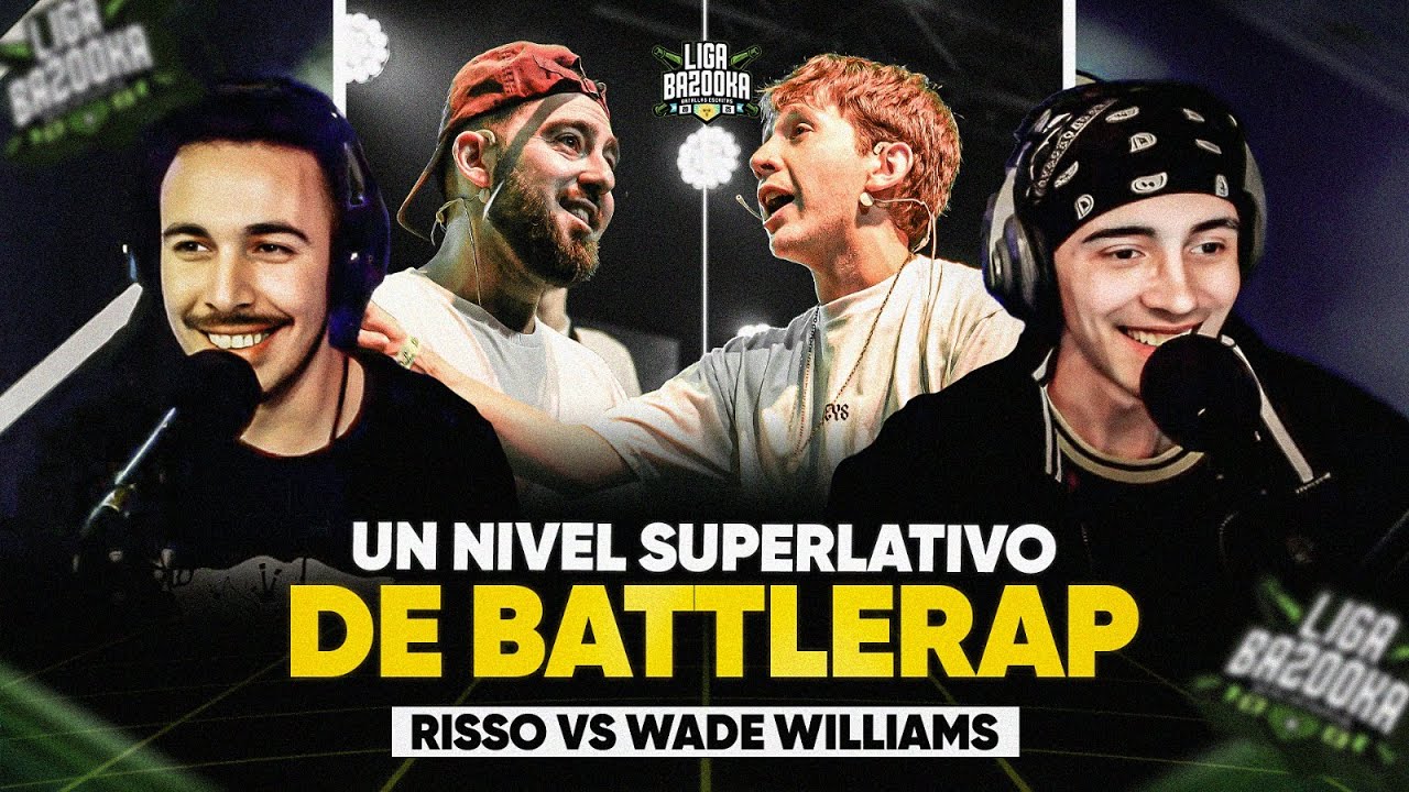 💥RISSO vs WADE WILLIAMS🔥DRAFT 3 de LIGA BAZOOKA🤯😱NAIKY Y WOLTY REACCIONAN🧐