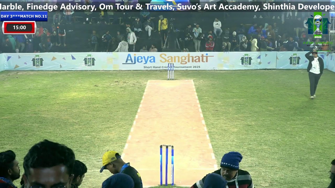 Ajeya Sanghati Short Hand Cricket Tournament Day - 3 Live Stream