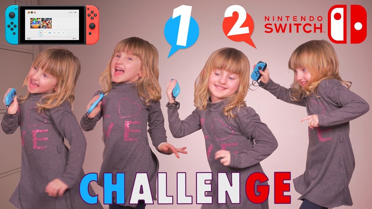 NINTENDO 1-2-SWITCH CHALLENGE entre père et fille • Athena va-t-elle battre son papa ? - #SBT
