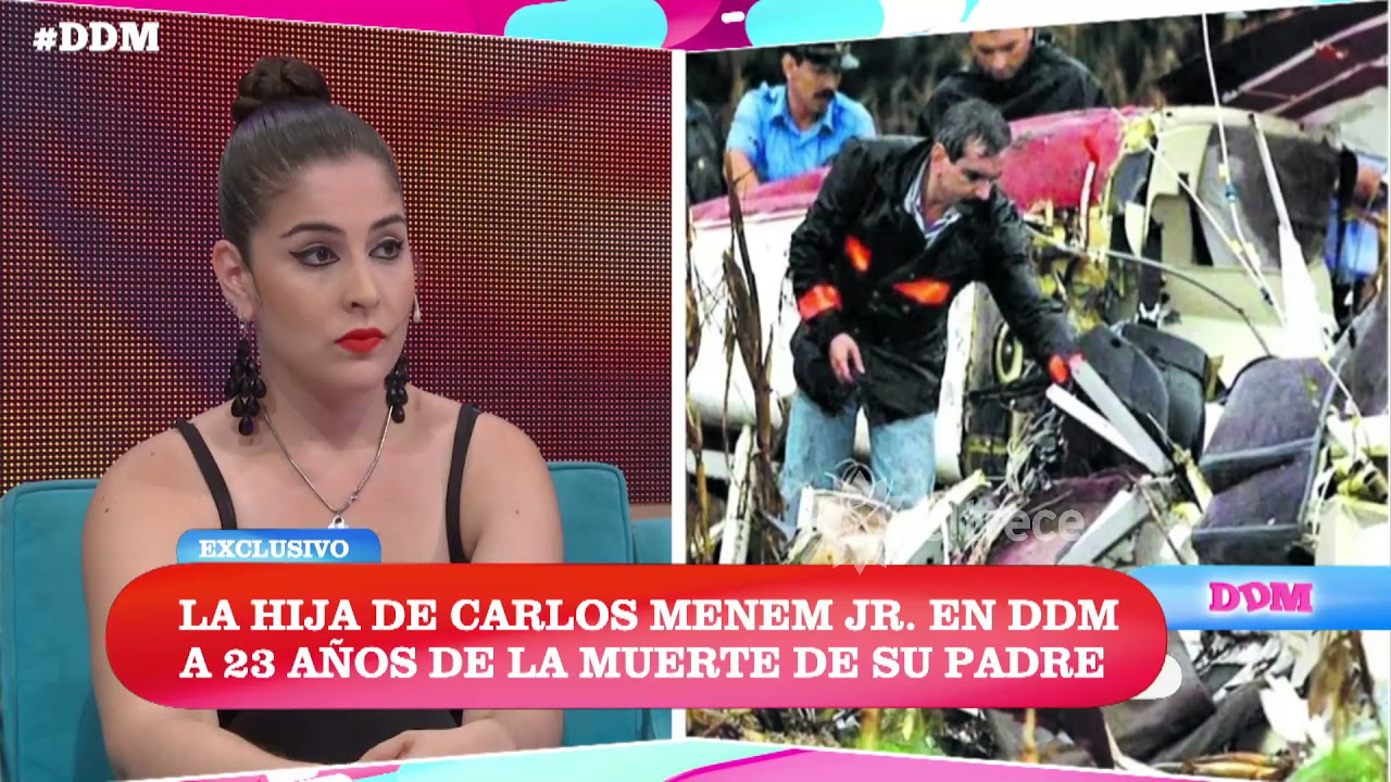 La hija de Carlos Menem Jr contó qué heredó de su padre