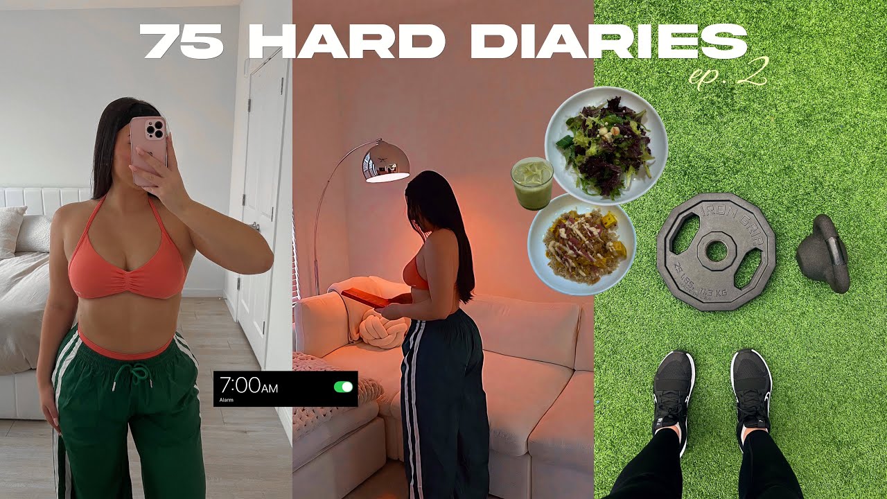 THE 75 HARD CHALLENGE Days 7-8, transforming my life in 2025, start 75 hard with me, healthy habits✨