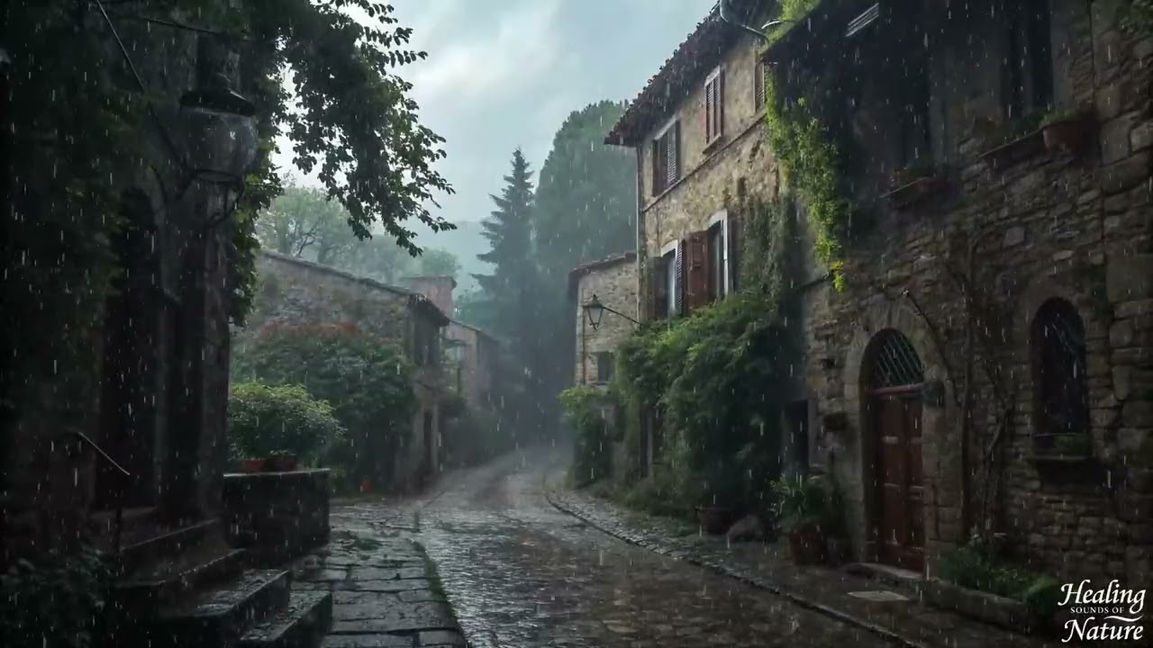 Calm Rain on the Stone Streets | Wysteria | Study, Reading, Writing