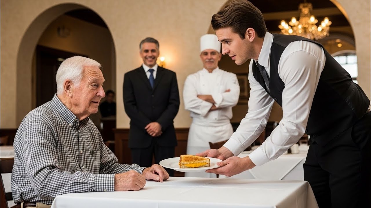 The Waiter Laughed at the Old Man’s Order—Until the Manager Whispered, “Do You Know Who He Is?”