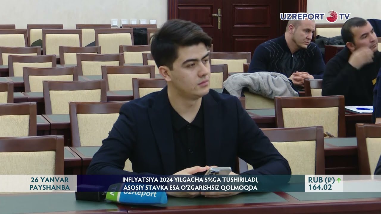 Inflyatsiya 2024 yilgacha 5%ga tushiriladi, asosiy stavka esa o'zgarishsiz qolmoqda