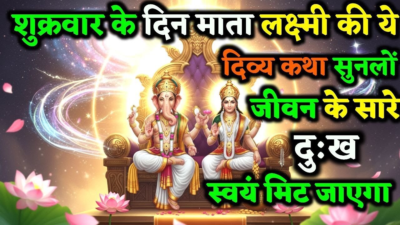 माता महालक्ष्मी की इस अद्भुत कथा सुनने मात्र से सारे गरीबी स्वयं समाप्त हो जाएगी ! Shukra vrat katha