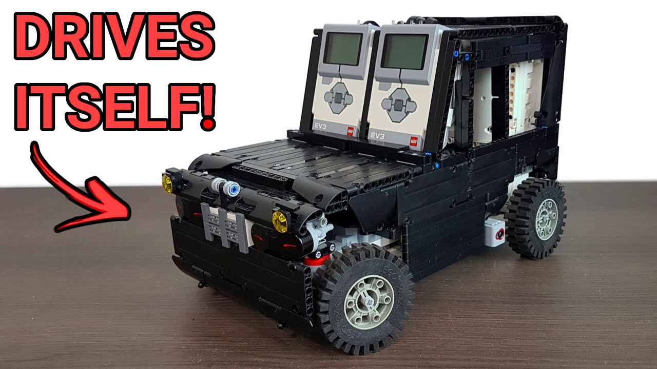 Самоходный автомобиль Lego | Автономное транспортное средство Lego