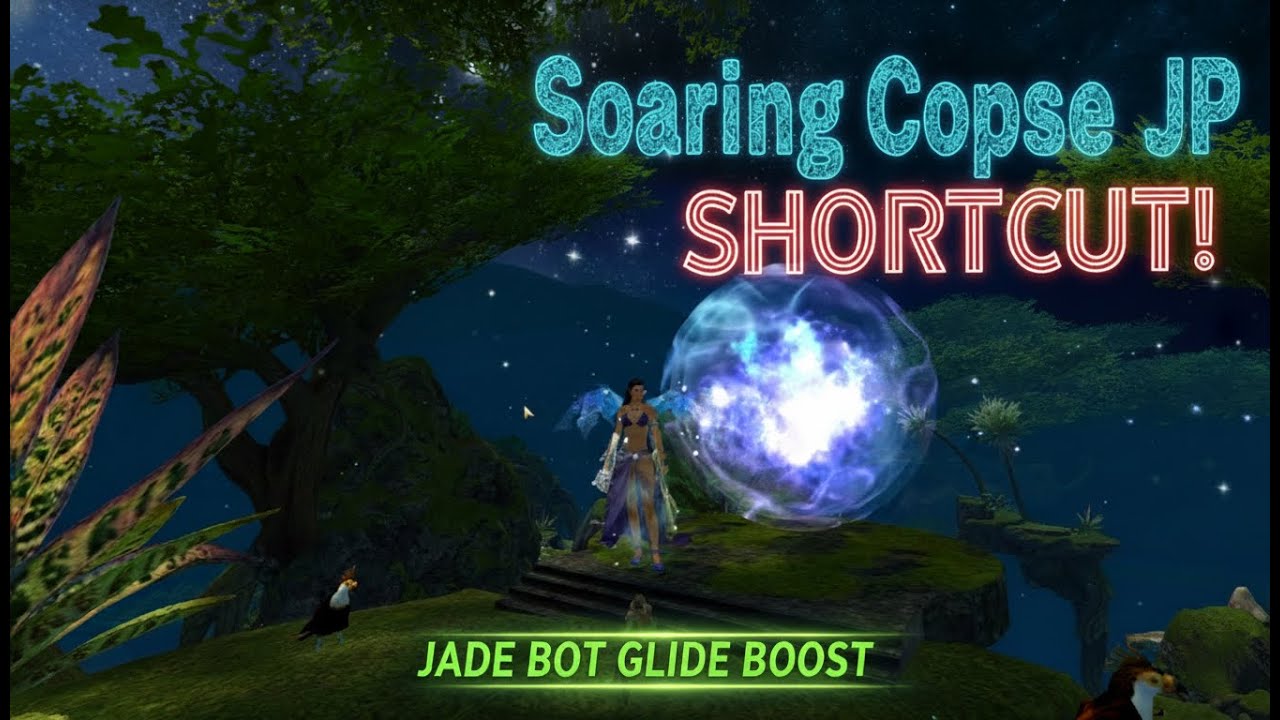 GW2 Soaring Copse jumping puzzle Shortcut 🚀 | Fast Achievement & Skip (Jade Bot)