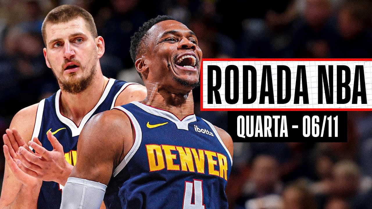 JOKIC E WESTBROOK brilham em JOGAÇO e acabam com invencibilidade do Thunder - Rodada NBA 06/11