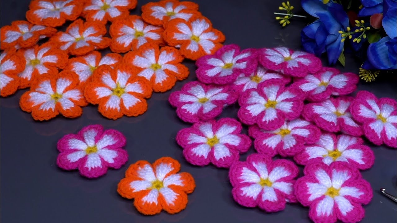 Crochet Flower Design || Easy & Elegant Design || Knitting My Dream