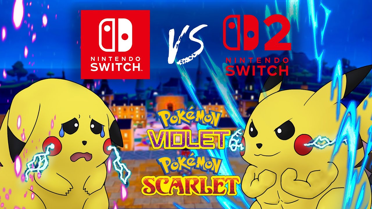 Comparing Pokemon on the OG Switch vs Switch 2! INSANE Upgrade!