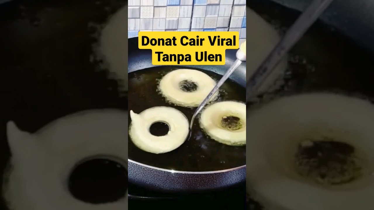 RESEP DONAT CAIR VIRAL TANPA ULEN #shorts #resepdonat #donatcairviral