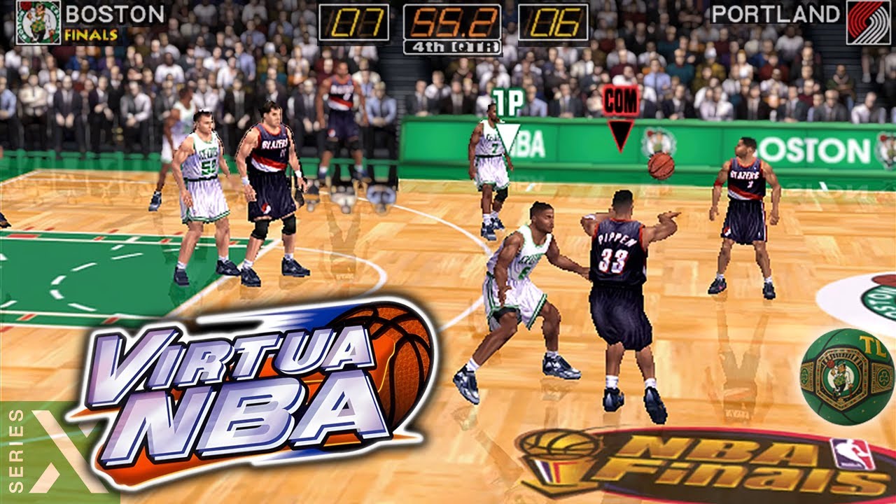 Virtua NBA (2000) in 2025: Ahead of Its Time | Full Playthrough | Sega NAOMI Xbox Series X [4K60]