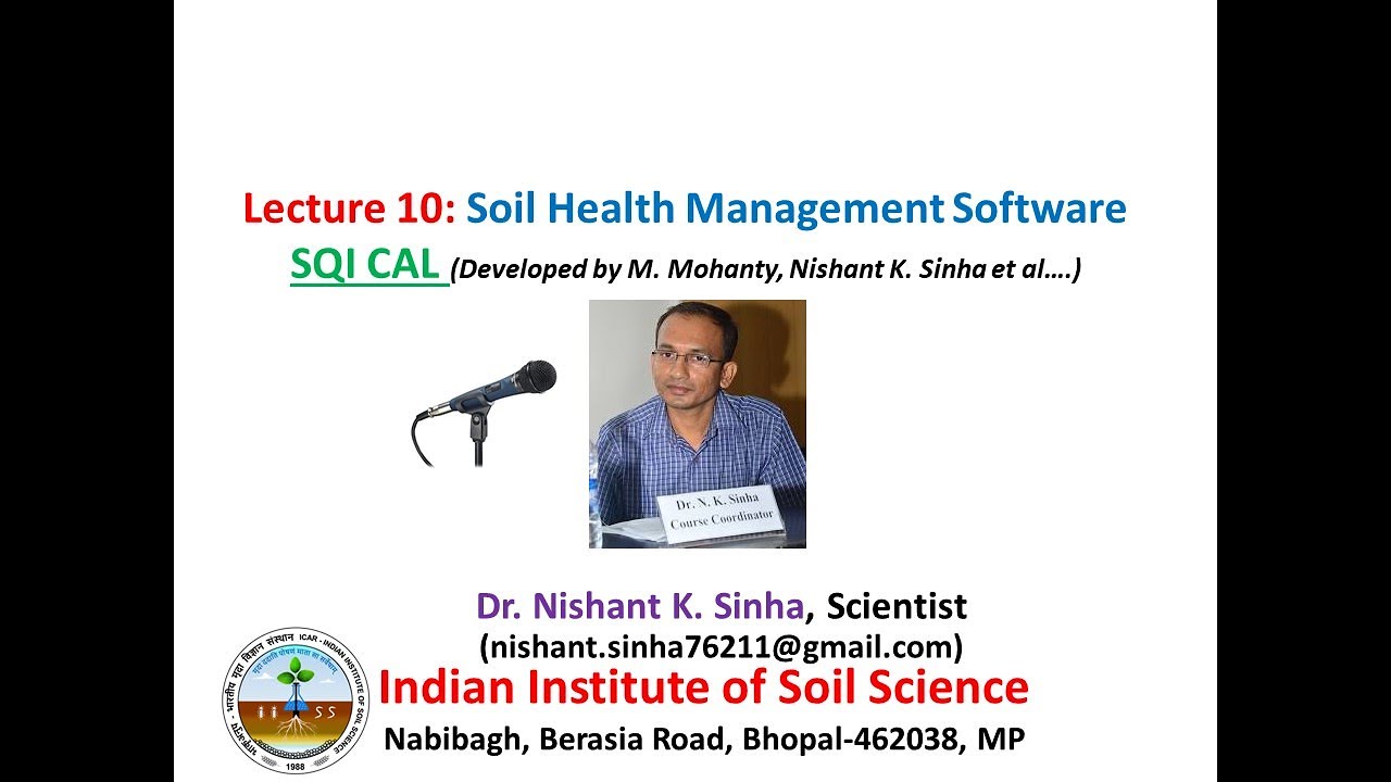 SQI CAL: Soil quality index calculation: Soil quality index software by Mohanty and Sinha  et al