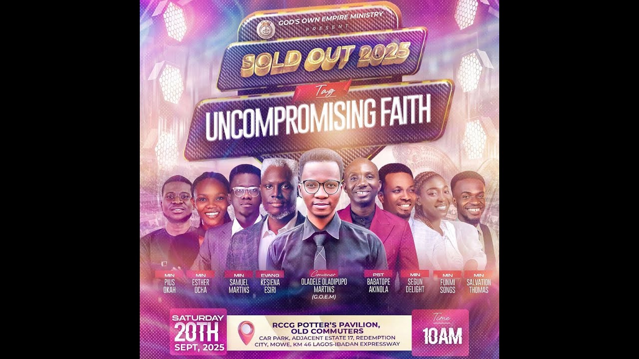 SOLD OUT 2025 || UNCOMPROMISING FAITH || EVANG. KESIENA ESIRI