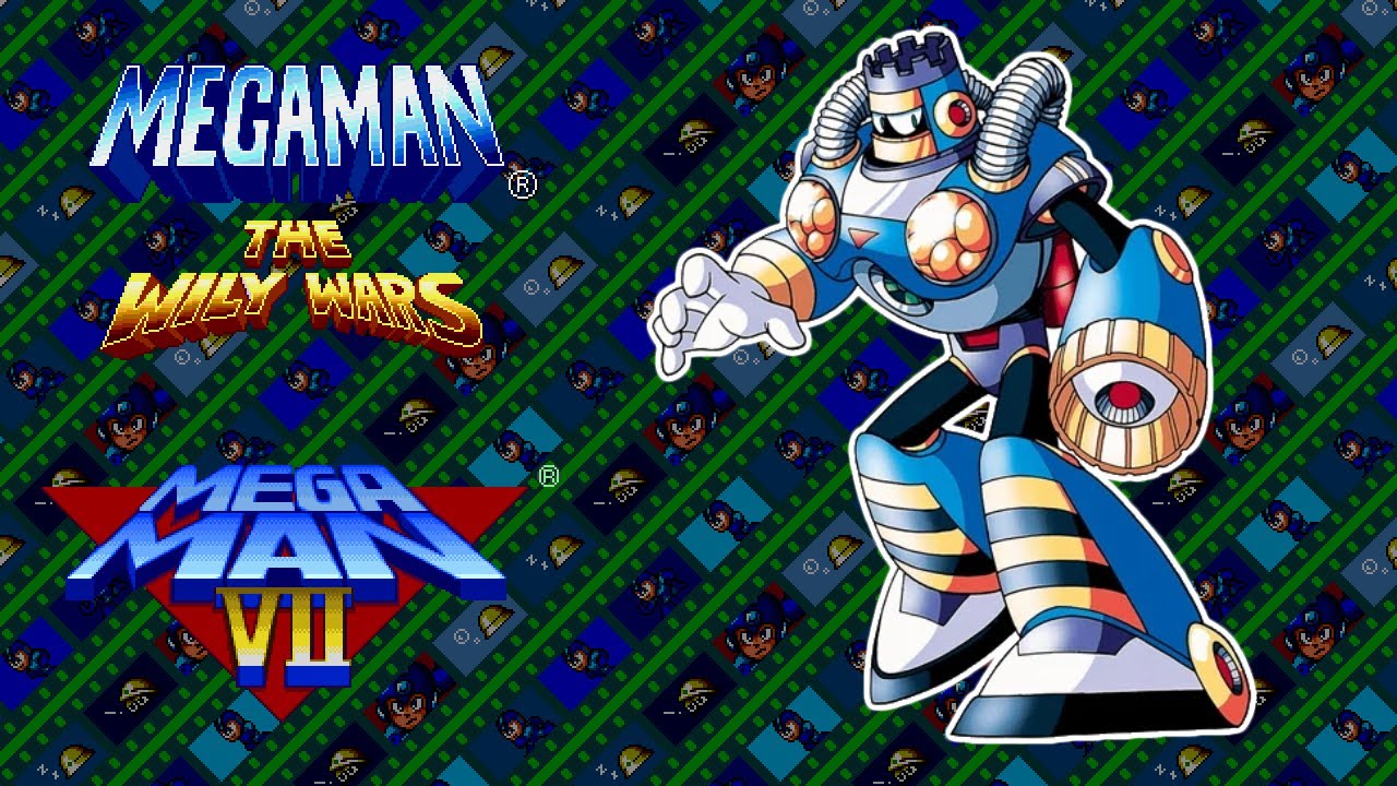 Burst Man's Stage - Mega Man 7 - Mega Man: The Wily Wars Style Cover
