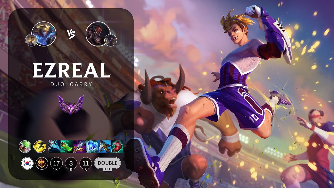 Ezreal ADC vs Lucian - KR Master Patch 14.8