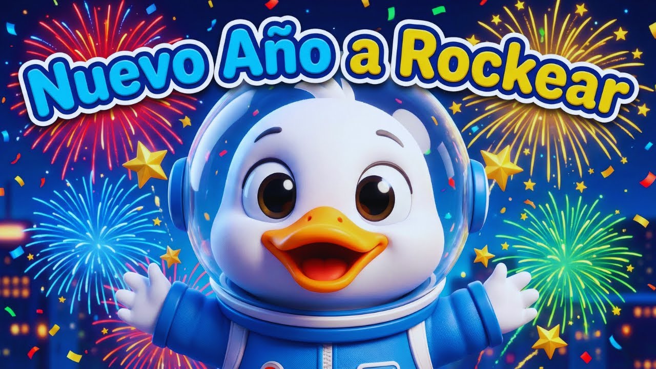 Nuevo Año a Rockear 🦆🚀 | Canción Infantil de Año Nuevo | 🎶 Kids Rock en Español 🎸🎆