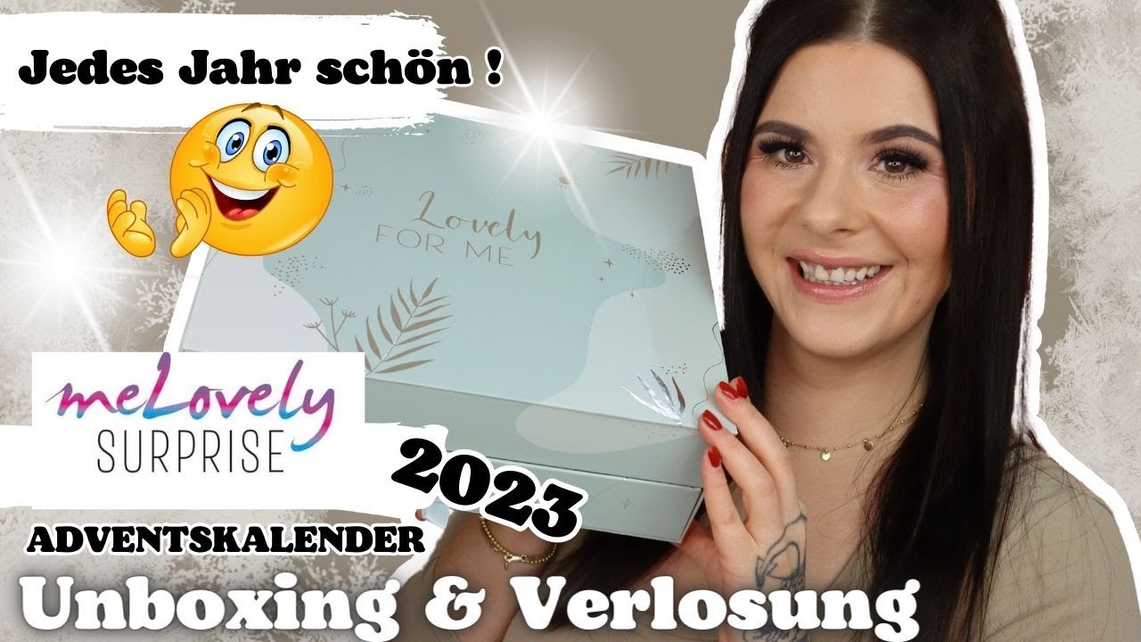 Jedes Jahr schön! 🤗 Melovley Schmuck Adventskalender 2023 UNBOXING & VERLOSUNG