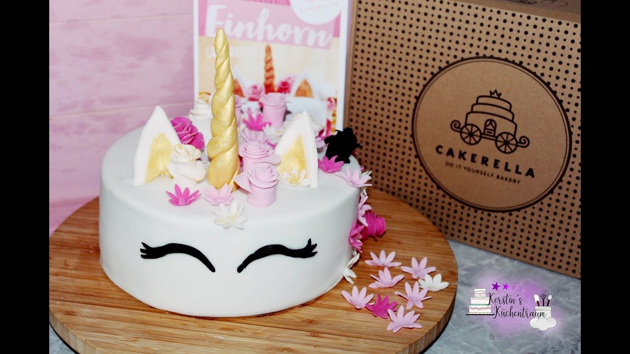 Cakerella Einhorn Fondanttorte
