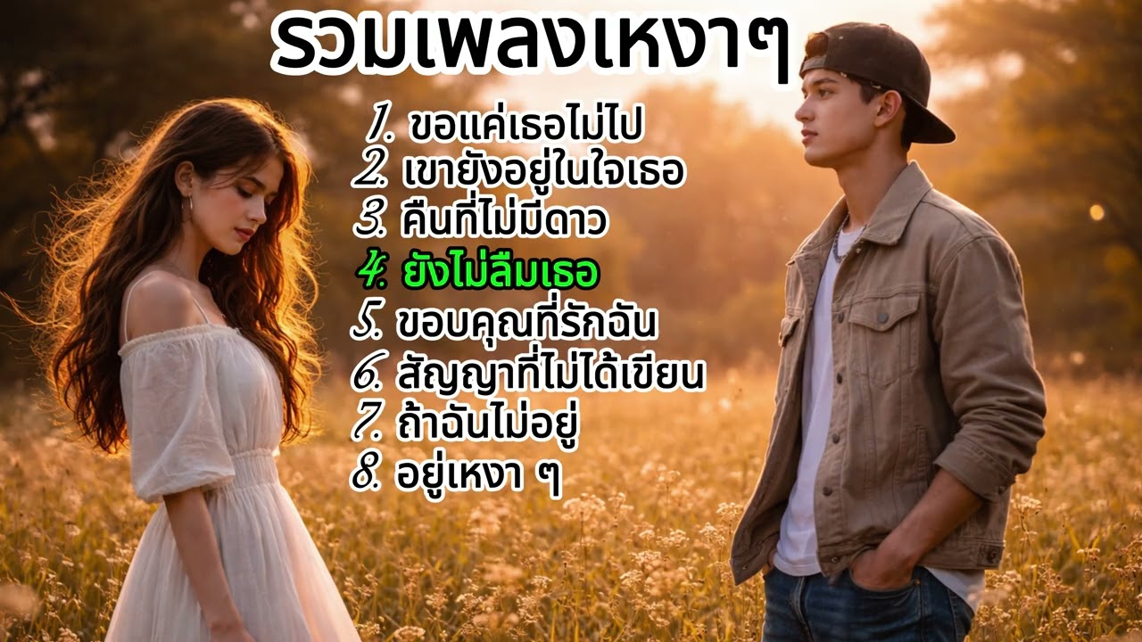 🎵รวมเพลงป๊อปใหม่เพราะๆ - ขอแค่เธอไม่ไป - ยังไม่ลืมเธอ ( Thai pop music )