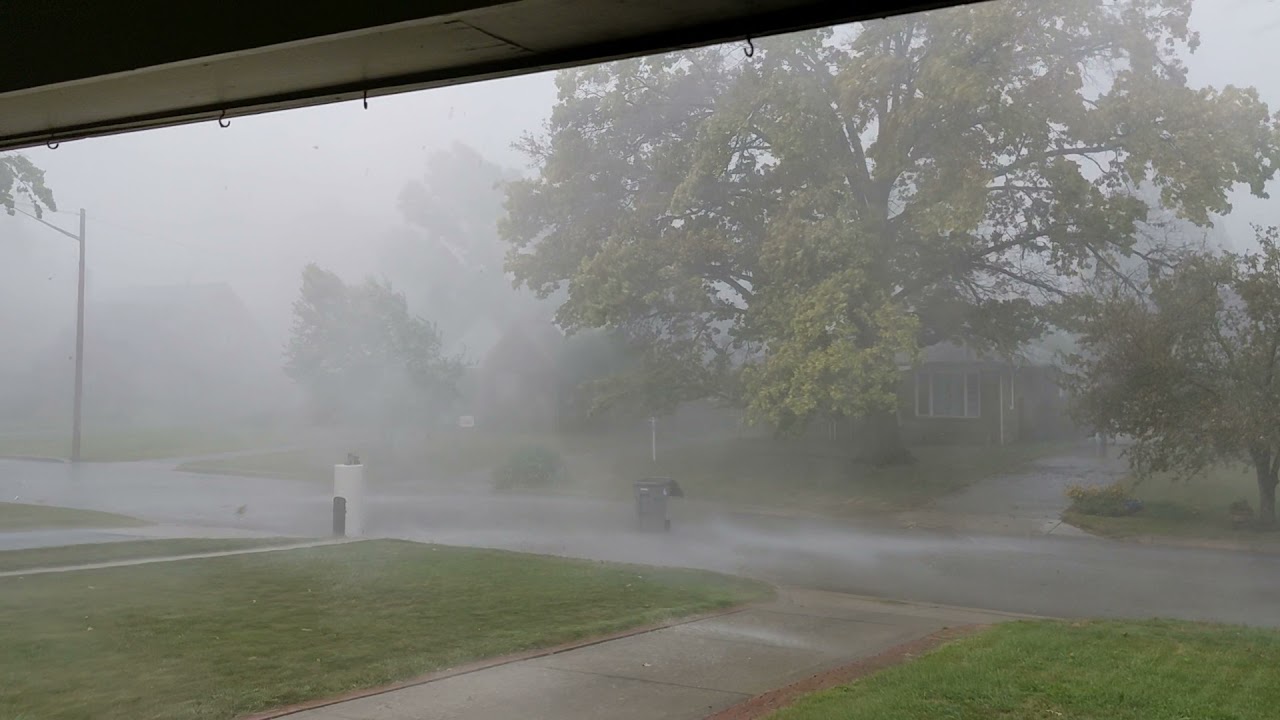 8/25/2021 Severe thunderstorm with strong straight line winds on east side of Indianapolis