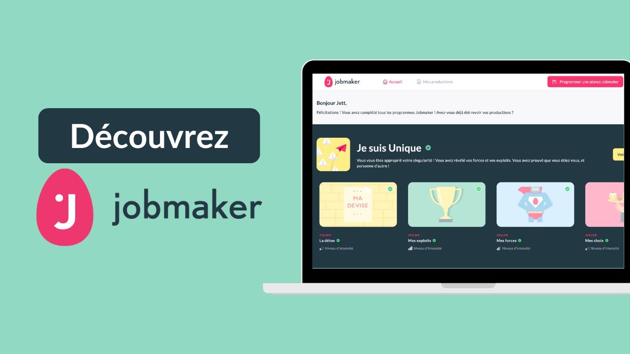 JOBMAKER D&eacute;couvrez la premi&egrave;re plateforme digitale d&rsquo;accompagnement de carri&egrave;re ! :)