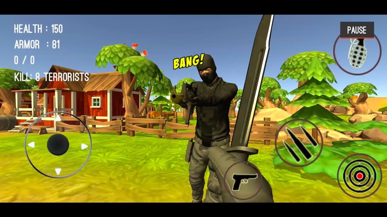 Counter Attack Terrorist City #2 (Level 1-4) - Android/iOS Gameplay