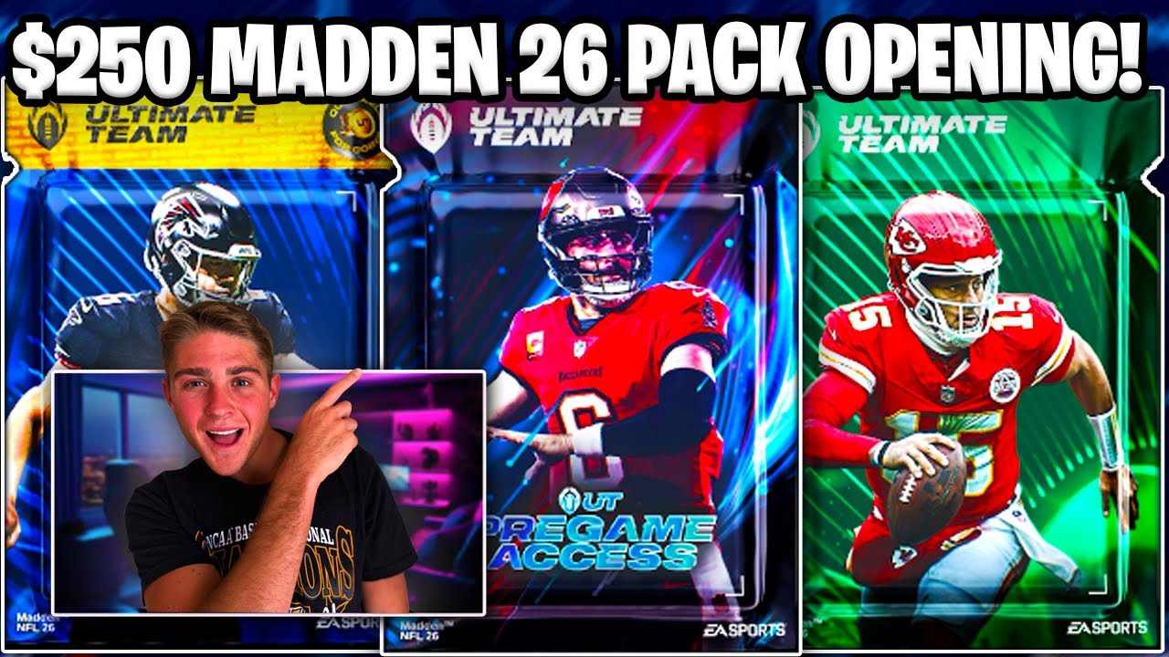 THE BEST PACKS IN MADDEN 26?! $250 EARLY ACCESS AND PLATINUM ELITE BUNDLE OPENING!