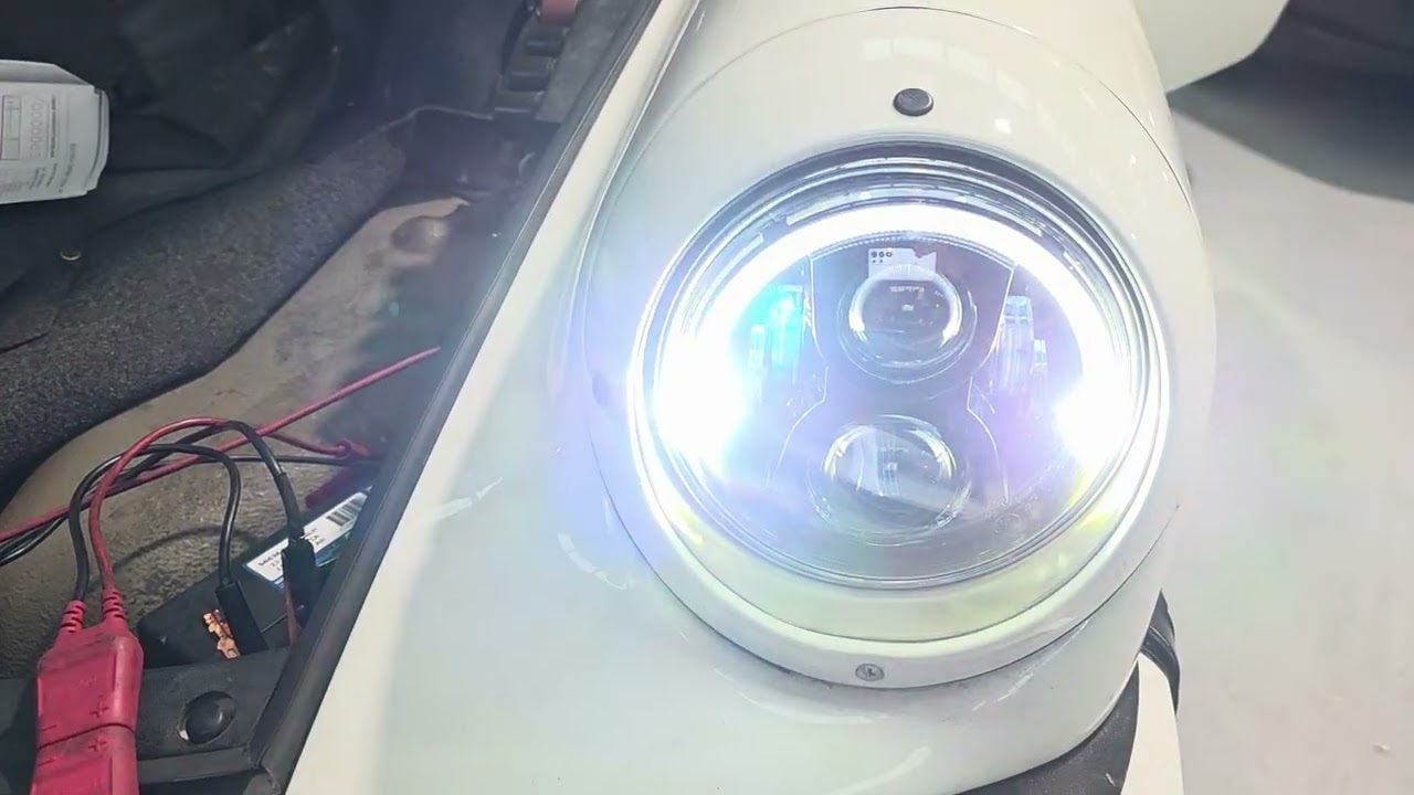 Porsche 911SC T.H  - New complete LED headlight conversion