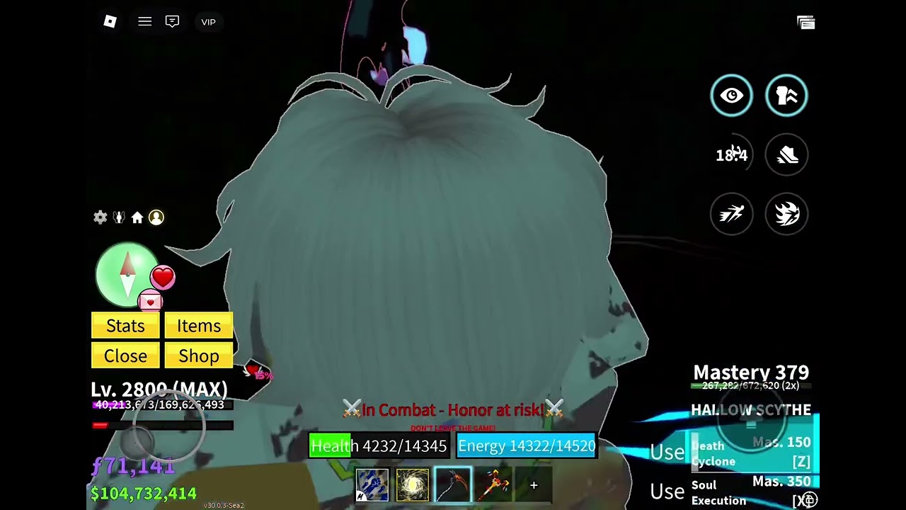 Practicing lava and water combo