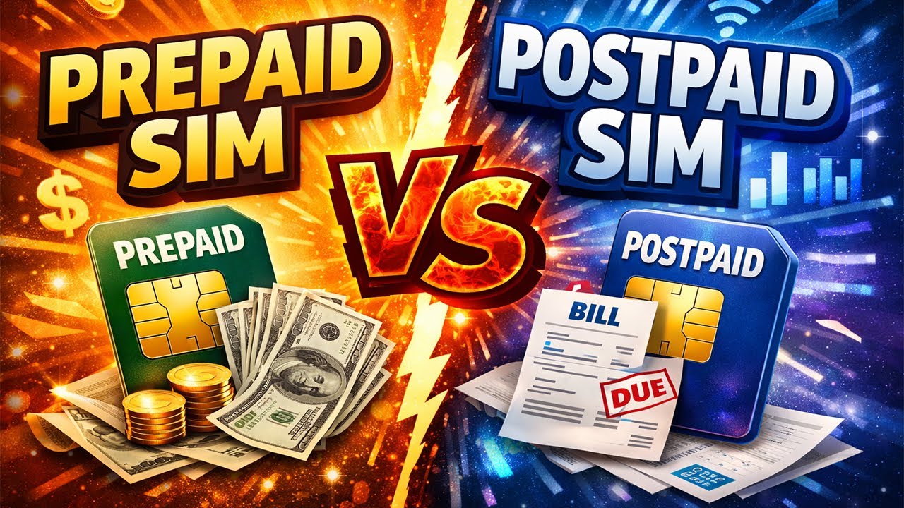Prepaid vs Postpaid SIM | Which Is Better for Daily Use? | Postpaid Sim vs Prepaid Sim Comparison