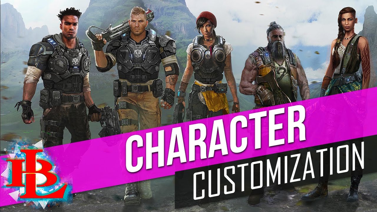 GEARS OF WAR 4 CHARACTER CUSTOMIZATION Weapons, Skins, Emblems (Versus and Horde Modes)
