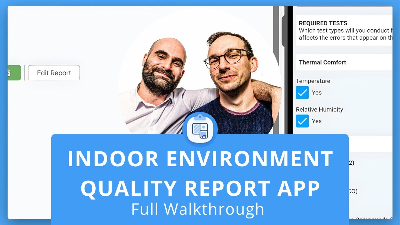 Indoor Environment Quality Report App | Full Walkthrough