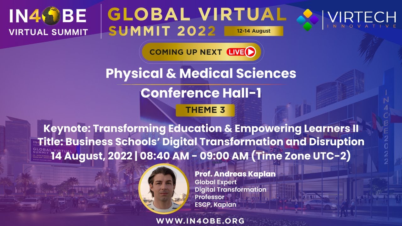 Keynote: Transforming Education and Empowering Learners IIBusiness Schools’ Digital Transformation