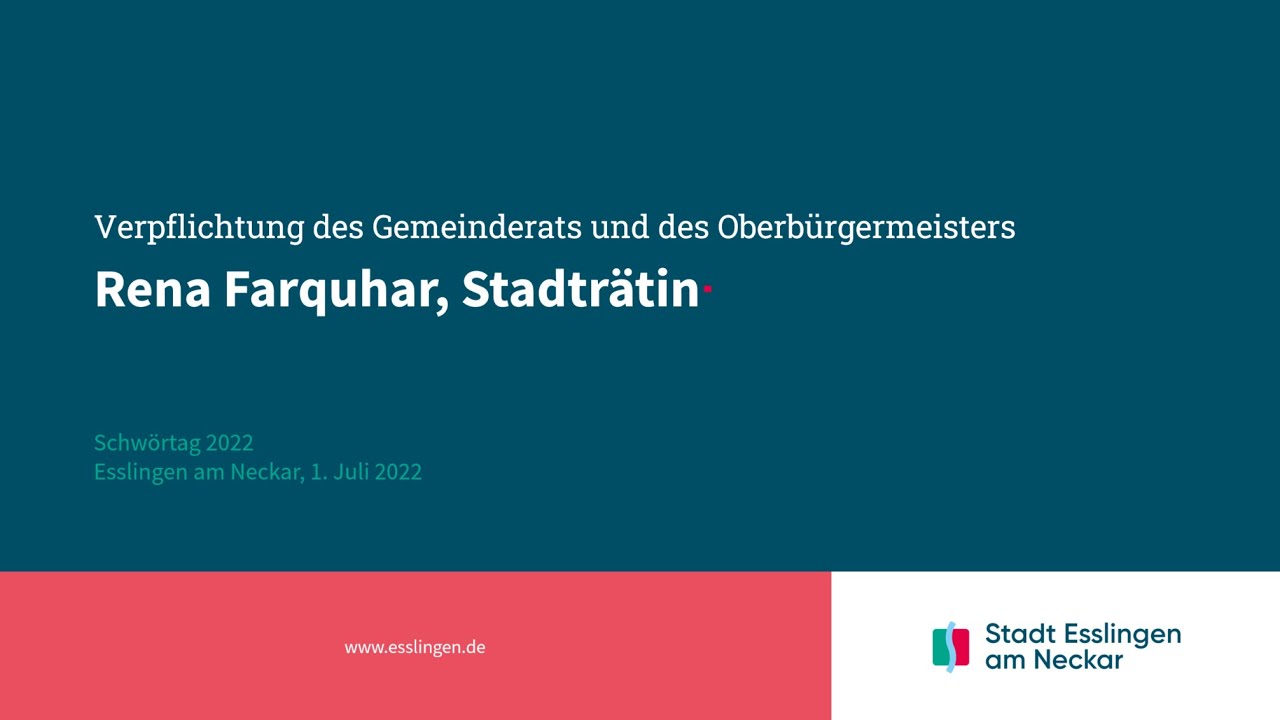 Schw&ouml;rtag 2022 Verpflichtung Rena Farquhar