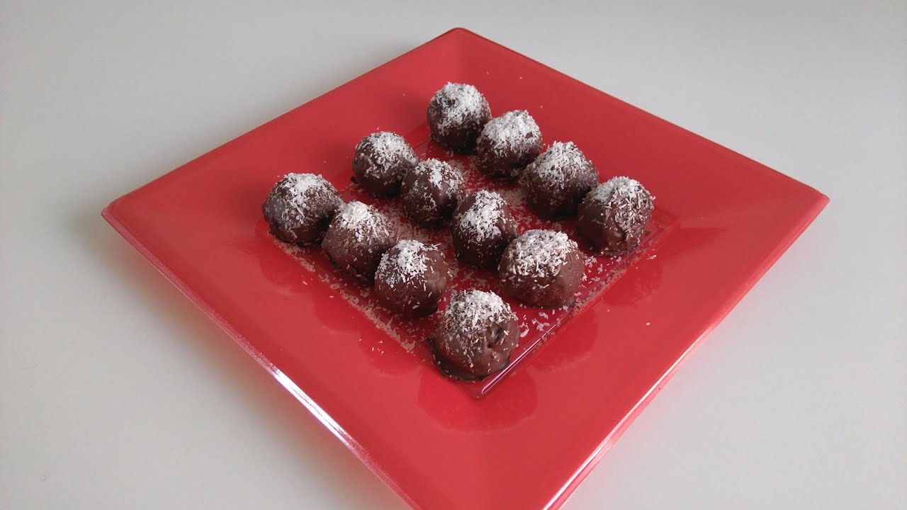 El arte de la cocina árabe - Bombones de coco con chocolate