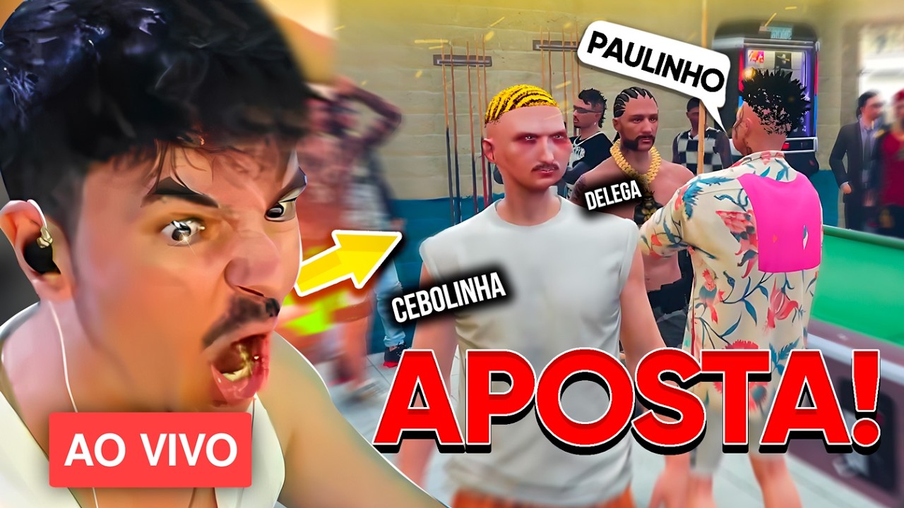 CEBOLINHA AO VIVO - PAULINHO VAI PAGAR O DELEGA?